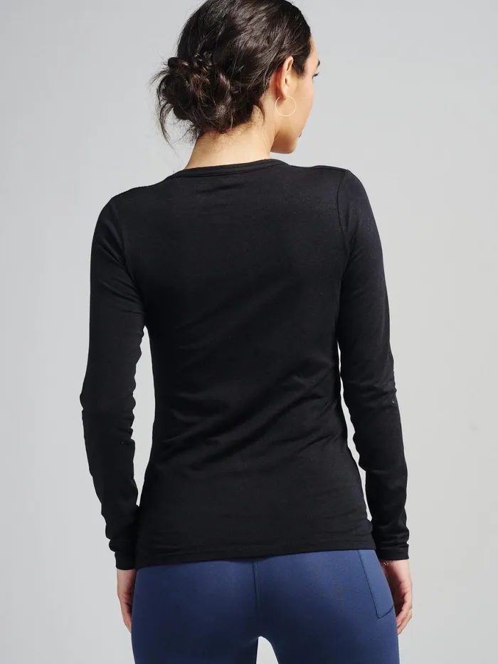 Women NOLA Long Sleeve TShirt Tasc Performance Yoga Studio