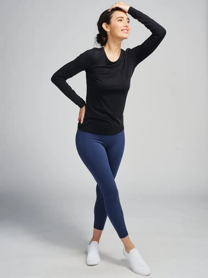Women NOLA Long Sleeve TShirt Tasc Performance Yoga Studio