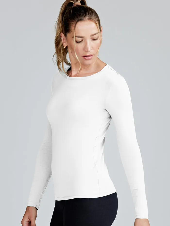 Women NOLA Long Sleeve TShirt Tasc Performance Yoga Studio