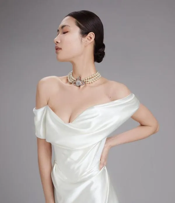 Women Nova Cocotte Pearl White Viviennewestwood Bridal
