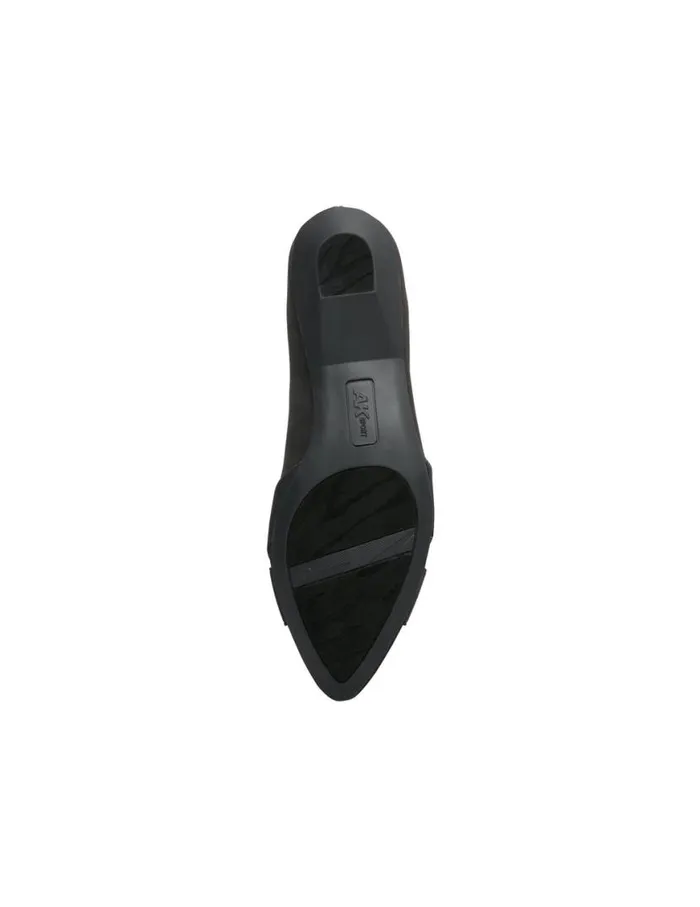 Women Oalise Flat Black Fabric Anne Klein Flats and Loafers