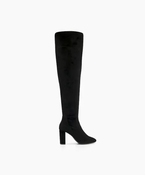 Women Over The Knee Boots Dune London Syrell 8211 Black Black