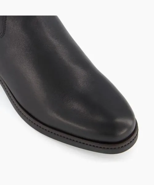Women Over The Knee Boots Dune London Tropic 8211 Black Black Leather Women Over The Knee Boots Dune London Tropic 8211 Black Black Leather