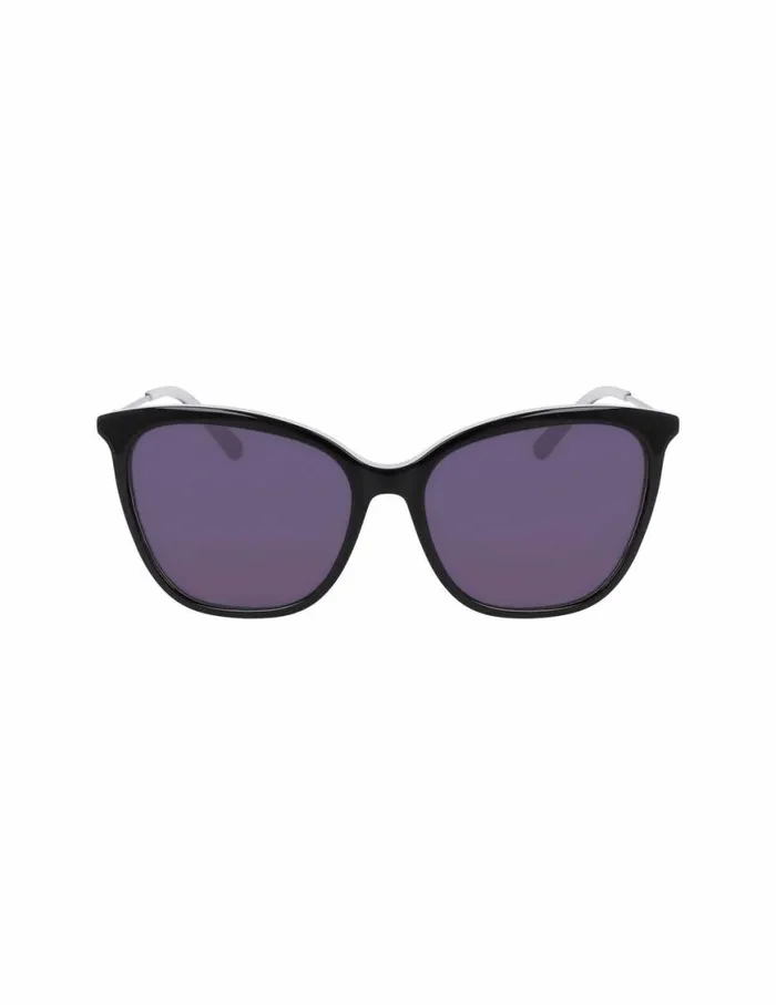 Women Oversized Square Sunglasses Black Anne Klein Sunglasses