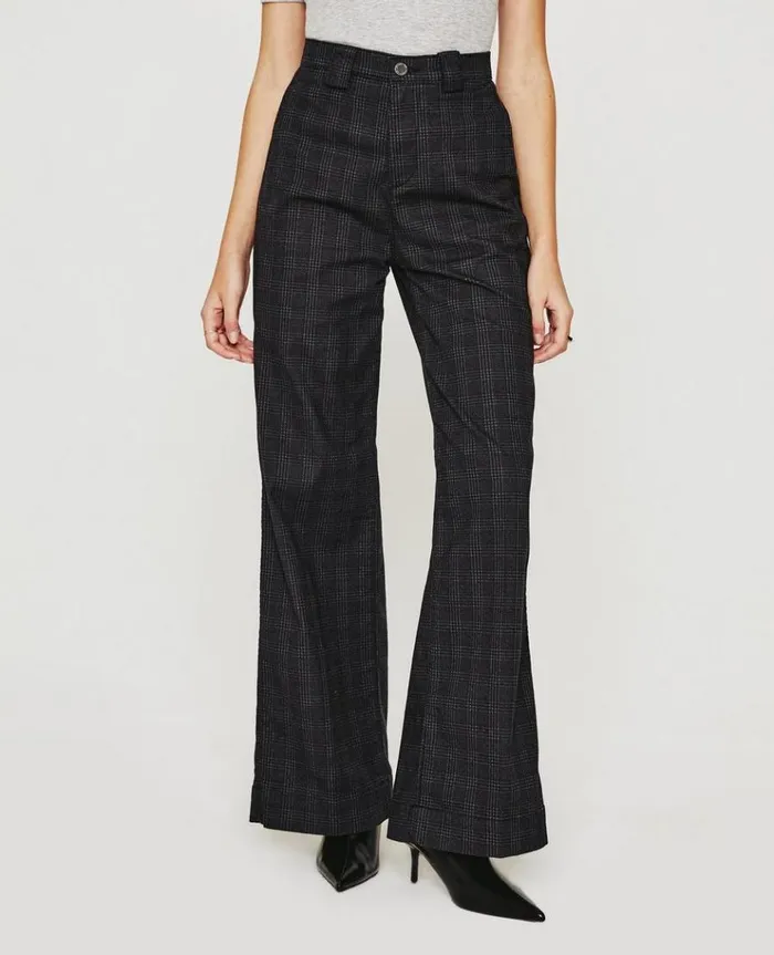Women Pants AG Jeans Deven Small Rue Maroon Multi Women Pants AG Jeans Deven Small Rue Maroon Multi