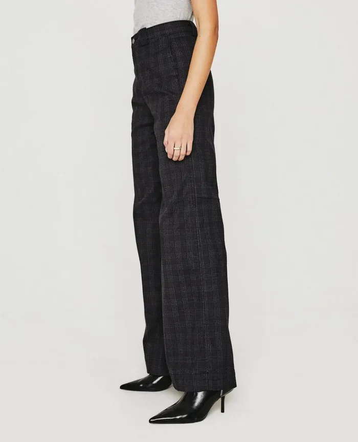 Women Pants AG Jeans Deven Small Rue Maroon Multi Women Pants AG Jeans Deven Small Rue Maroon Multi