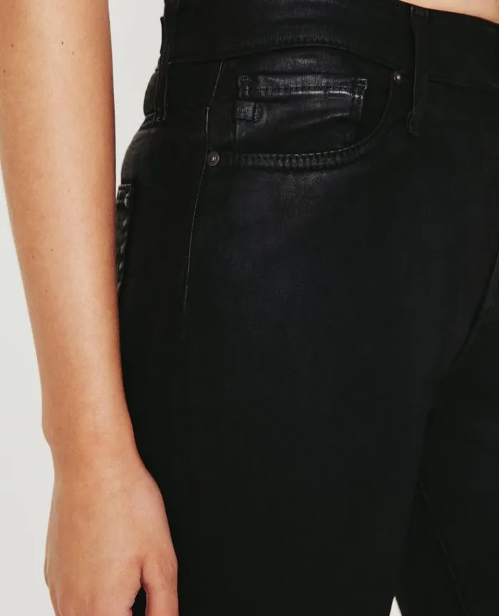 Women Pants AG Jeans Farrah Skinny Ankle Ltt Lt Super Black Women Pants AG Jeans Farrah Skinny Ankle Ltt Lt Super Black