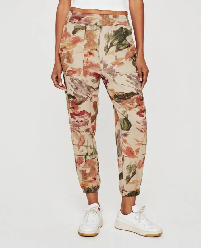 Women Pants AG Jeans Nova Sweatpant Garden Camo Neutral Multi Women Pants AG Jeans Nova Sweatpant Garden Camo Neutral Multi
