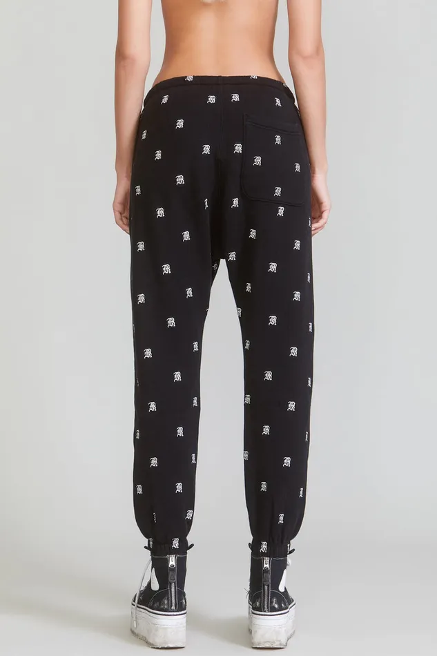 Women Pants and Shorts R13 R13 Allover Sweatpants 8211 Black