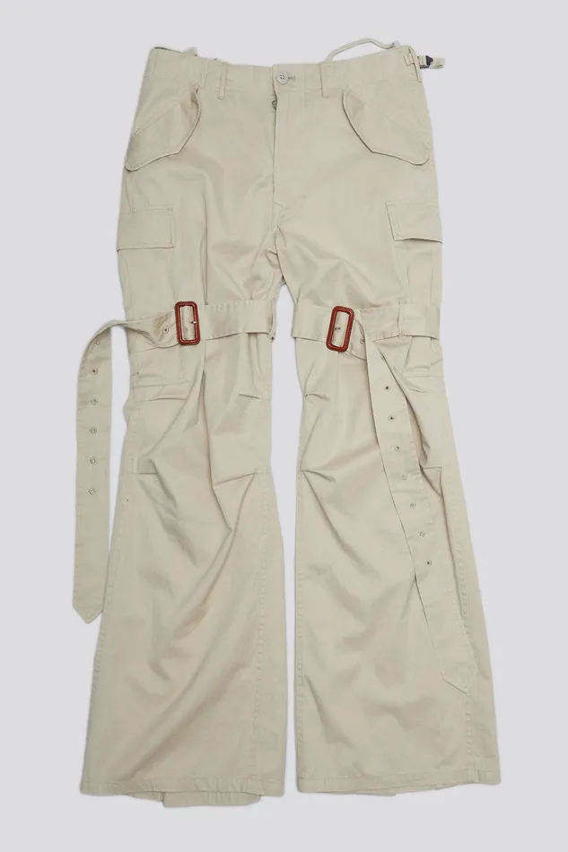 Women Pants and Shorts R13 Trench Cargo 8211 Light Khaki