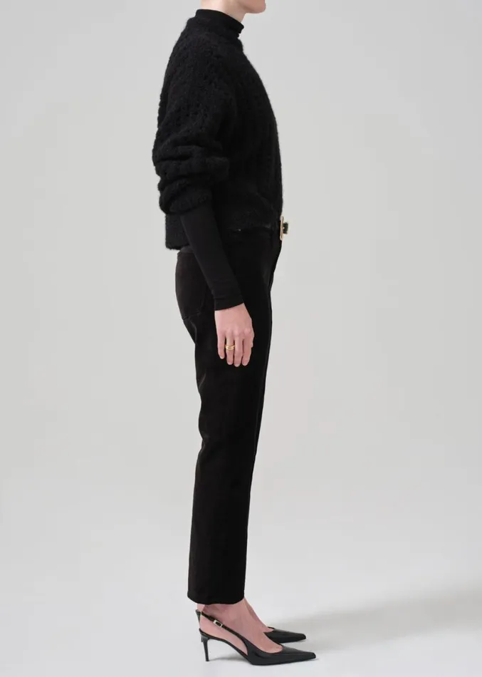 Women Pants Citizens Of Humanity Isola Cropped Trouser Velvet Black