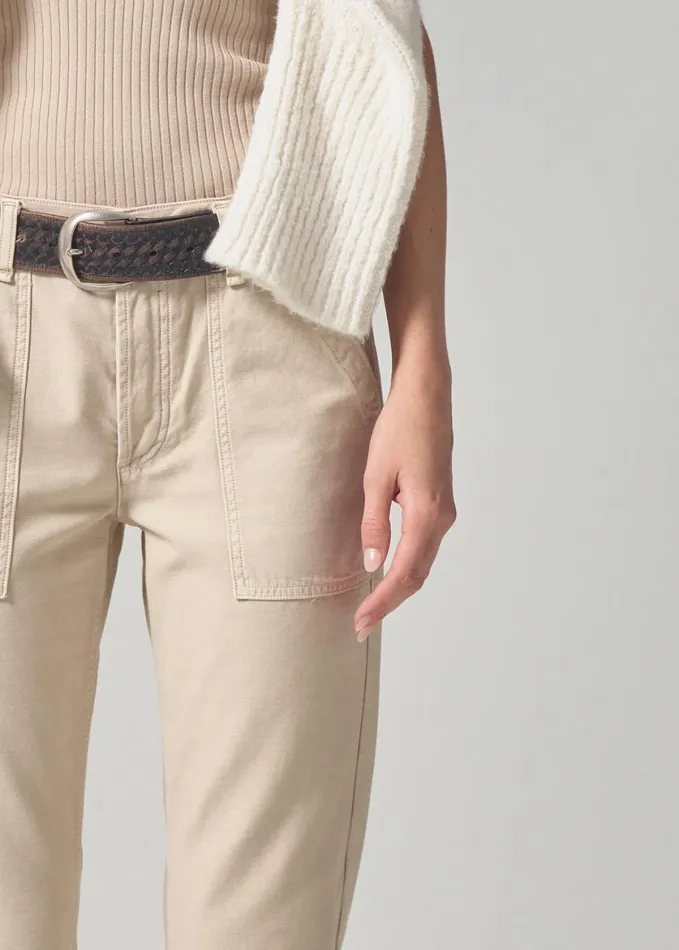 Women Pants Citizens Of Humanity Leah Cargo Taos Sand