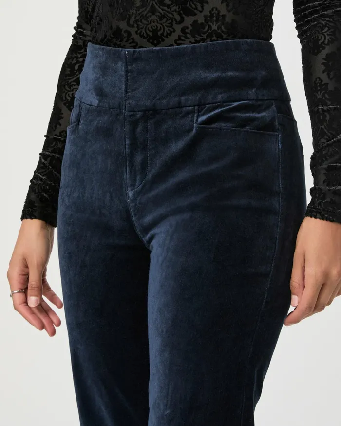 Women Pants PAIGE High Rise Lou Lou Flare Pant 8211 Deep Navy Velvet Women Pants PAIGE High Rise Lou Lou Flare Pant 8211 Deep Navy Velvet