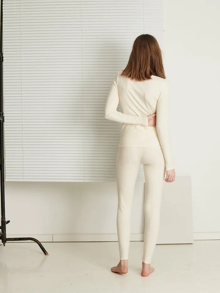 Women Pants Underprotection CELINE LEGGINGS CREME
