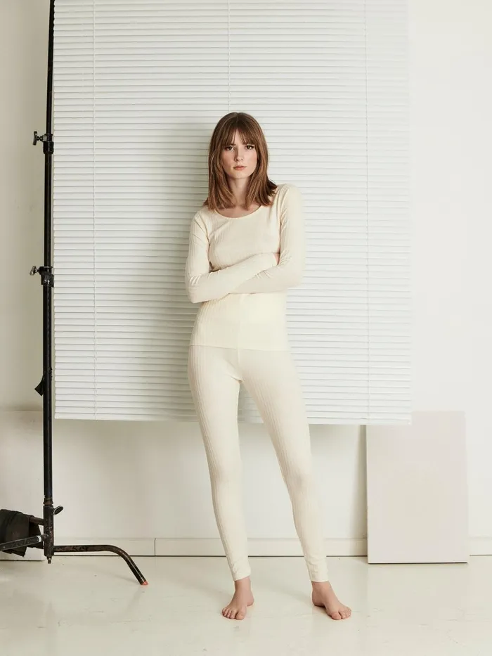 Women Pants Underprotection CELINE LEGGINGS CREME