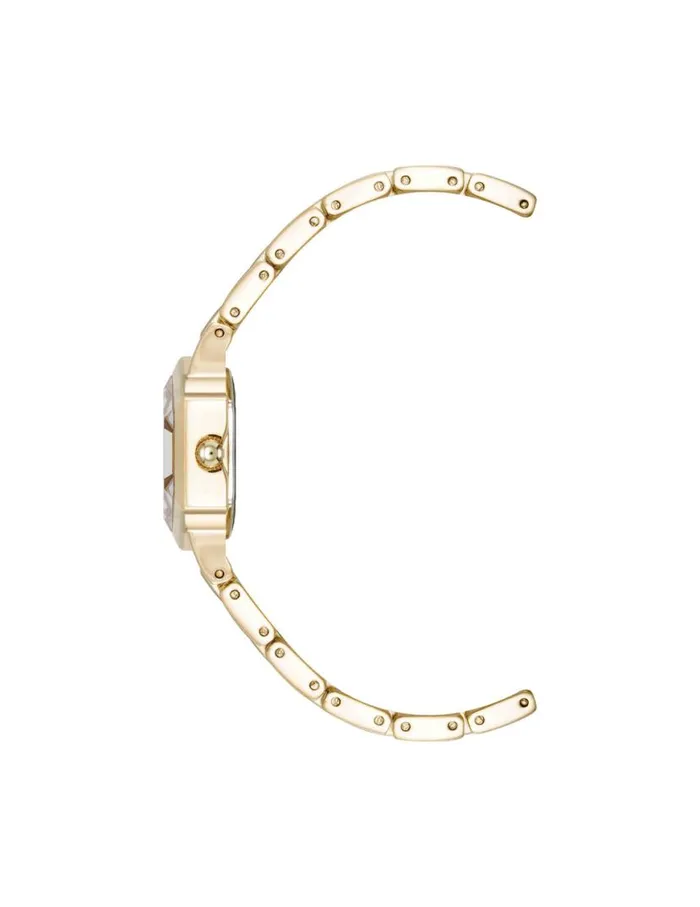 Women Petite Hexagonal Bracelet Watch Goldtone Anne Klein Watches