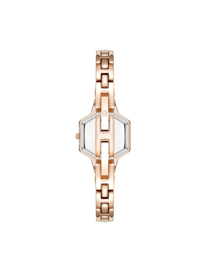 Women Petite Hexagonal Bracelet Watch Goldtone Anne Klein Watches