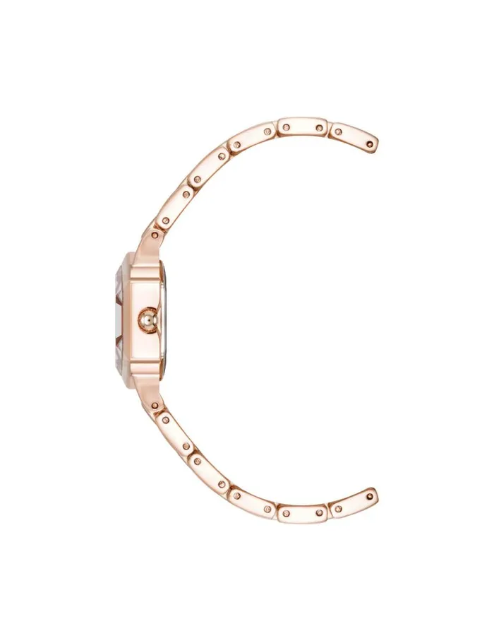 Women Petite Hexagonal Bracelet Watch Goldtone Anne Klein Watches