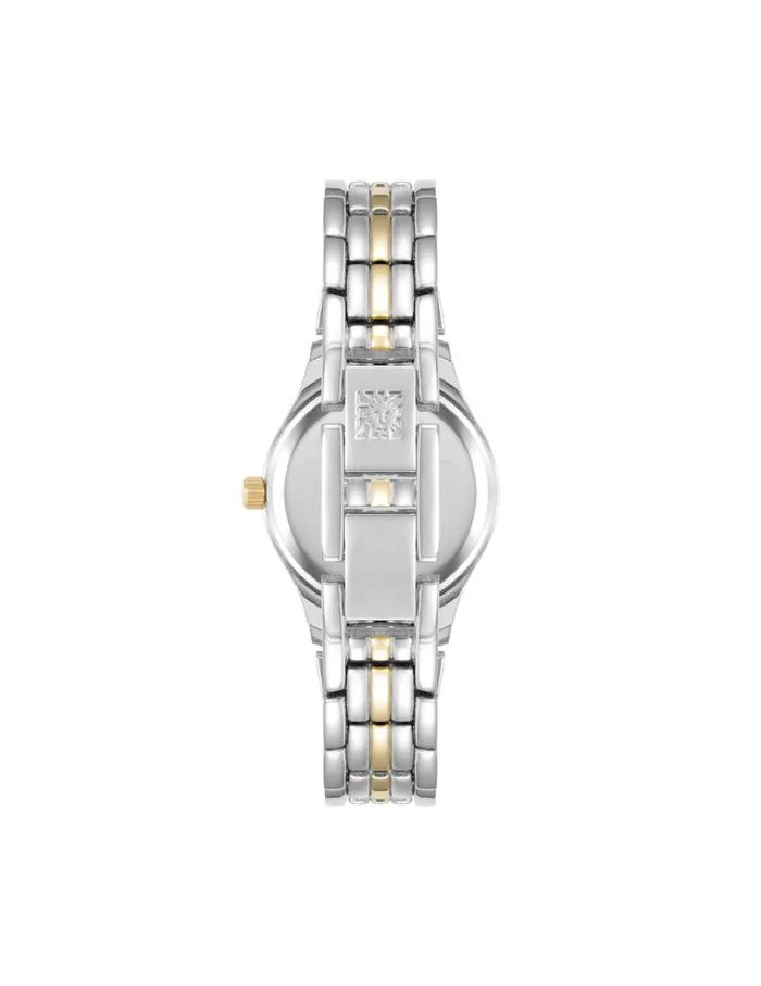 Women Premium Crystal Bezel Watch Goldtone Anne Klein Watches