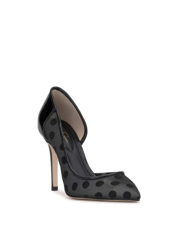 Women Prizma D039Orsay Pump In Black Polka Dot Jessica Simpson Pumps