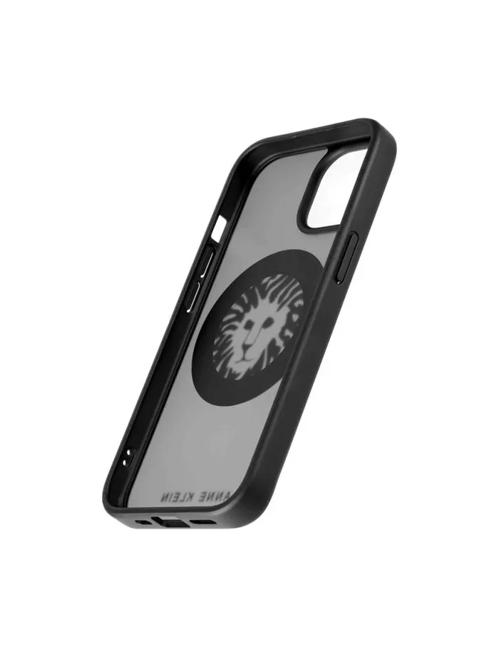 Women Protective Plastic Case With Rotating Ring For Iphone 15 Black Anne Klein Watches