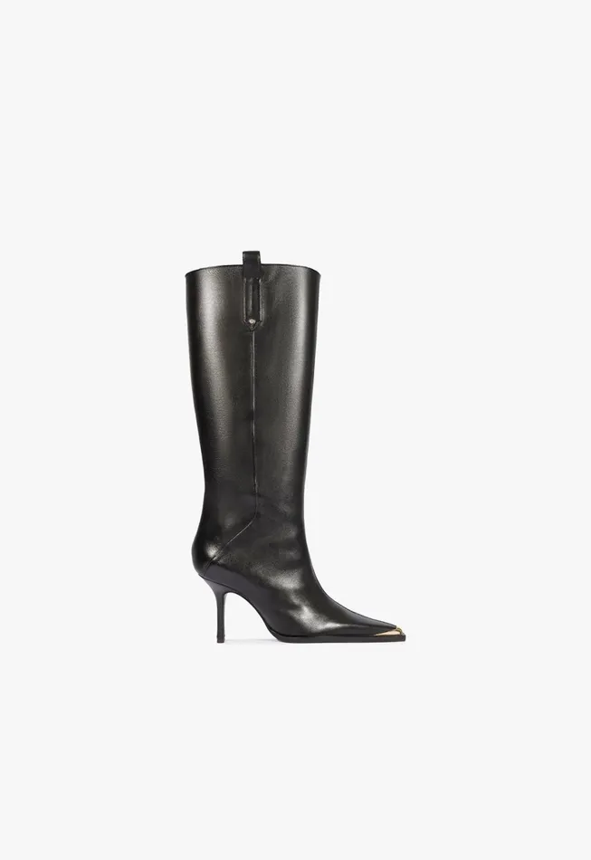 Women Raffaela Up Cap Toe Boot Black Schutz Shoes Boots