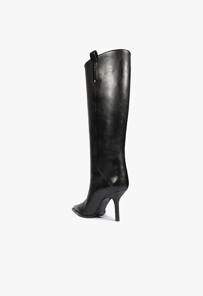 Women Raffaela Up Cap Toe Boot Black Schutz Shoes Boots