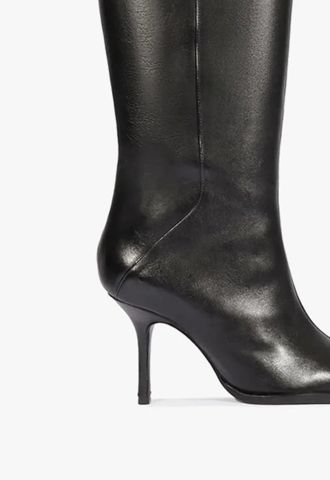 Women Raffaela Up Cap Toe Boot Black Schutz Shoes Boots