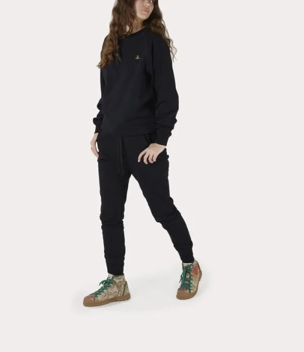 Women Raglan Sweatshirt Black Viviennewestwood Sweatshirts And TShirts