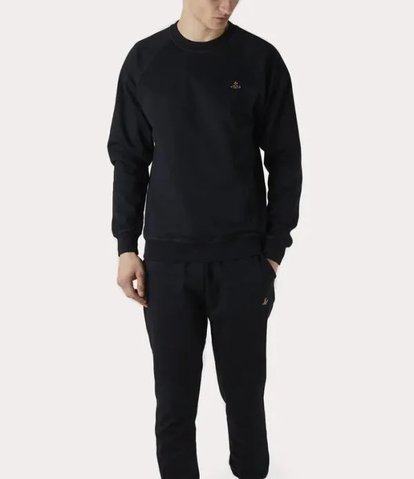 Women Raglan Sweatshirt Black Viviennewestwood Sweatshirts And TShirts