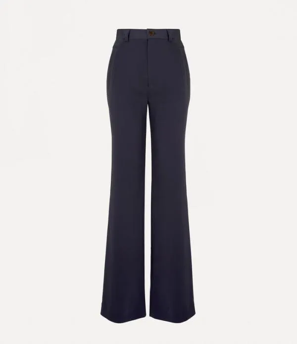 Women Ray Trousers Blue Viviennewestwood Trousers And Shorts