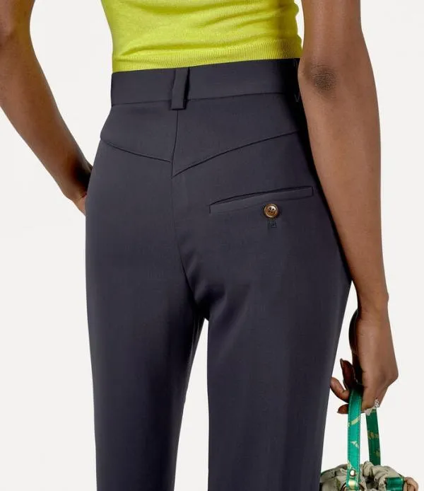 Women Ray Trousers Blue Viviennewestwood Trousers And Shorts