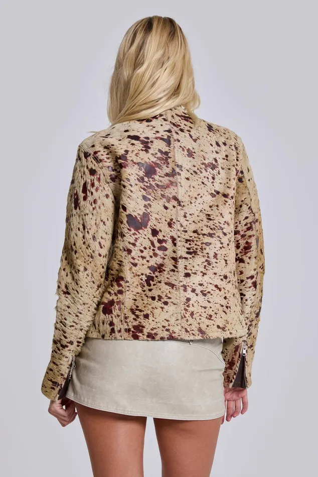 Women Real Cowhide Piston Jacket Jaded London Outerwear