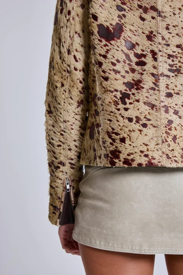 Women Real Cowhide Piston Jacket Jaded London Outerwear
