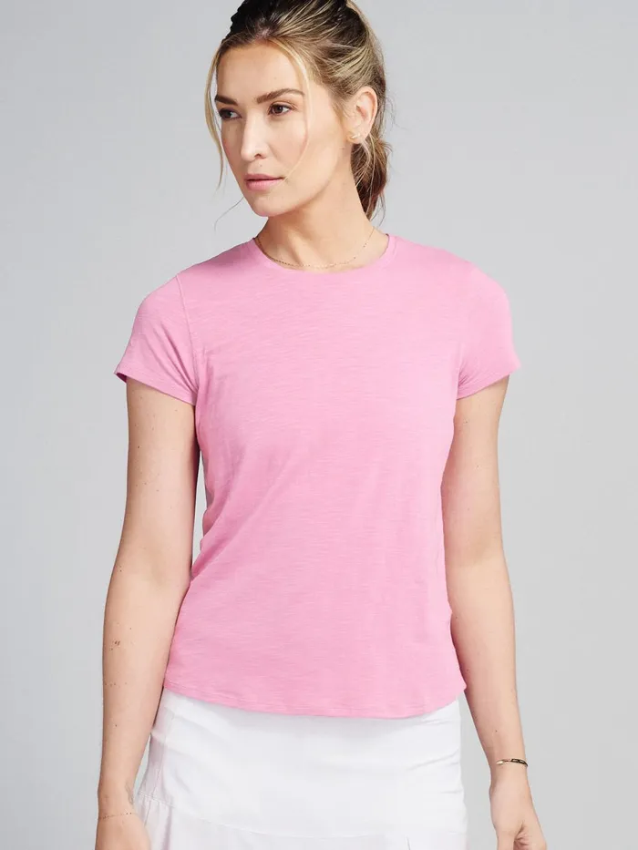 Women Recess Fitness TShirt Tasc Performance Short Sleeve TShirts Polos