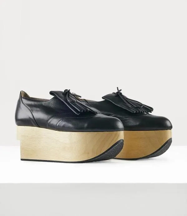 Women Rocking Horse Golf Black Viviennewestwood Platforms Women Rocking Horse Golf Black Viviennewestwood Platforms