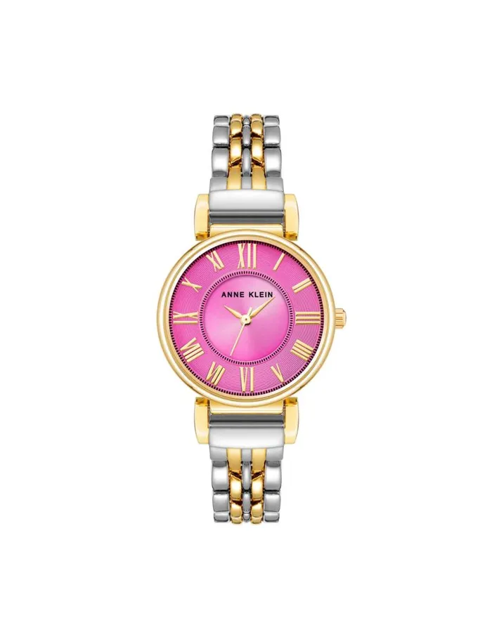 Women Roman Numeral Dial Watch Greengoldtone Anne Klein Watches