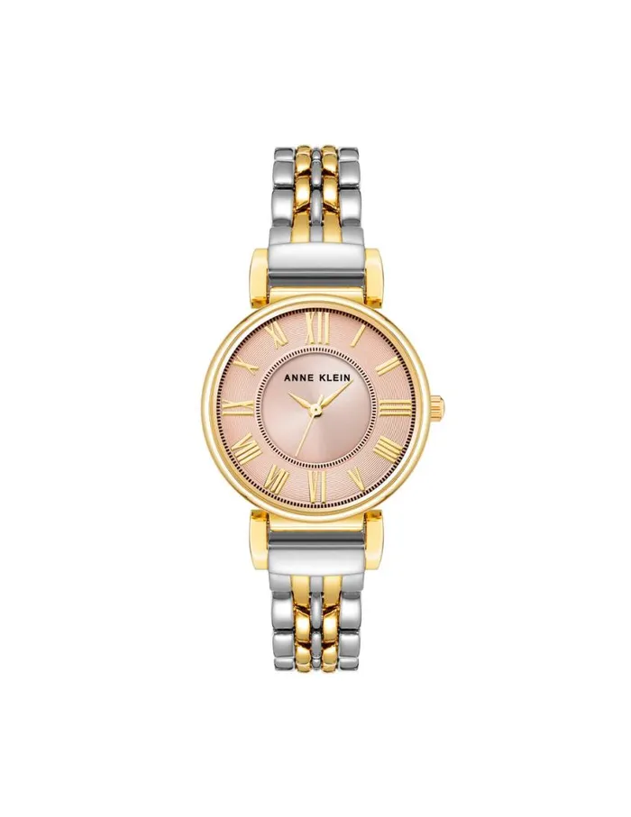 Women Roman Numeral Dial Watch Greengoldtone Anne Klein Watches
