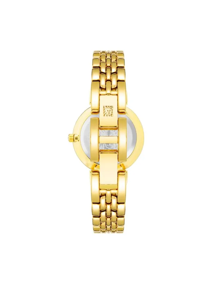Women Roman Numeral Dial Watch Greengoldtone Anne Klein Watches