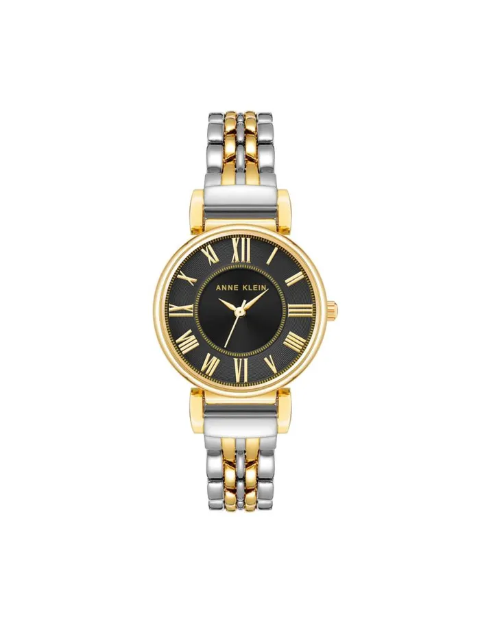 Women Roman Numeral Dial Watch Greengoldtone Anne Klein Watches
