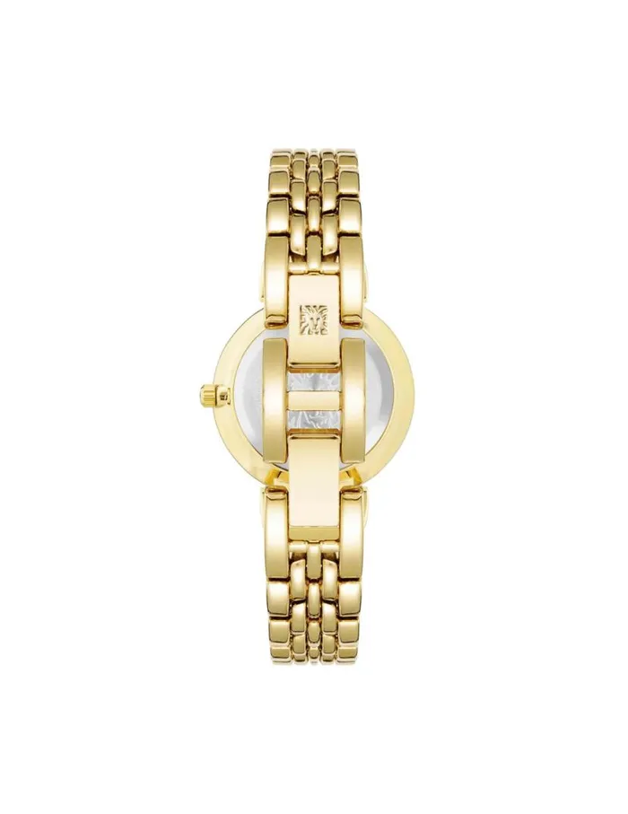 Women Roman Numeral Dial Watch Greengoldtone Anne Klein Watches