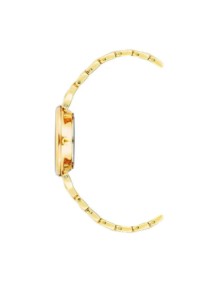 Women Roman Numeral Dial Watch Greengoldtone Anne Klein Watches