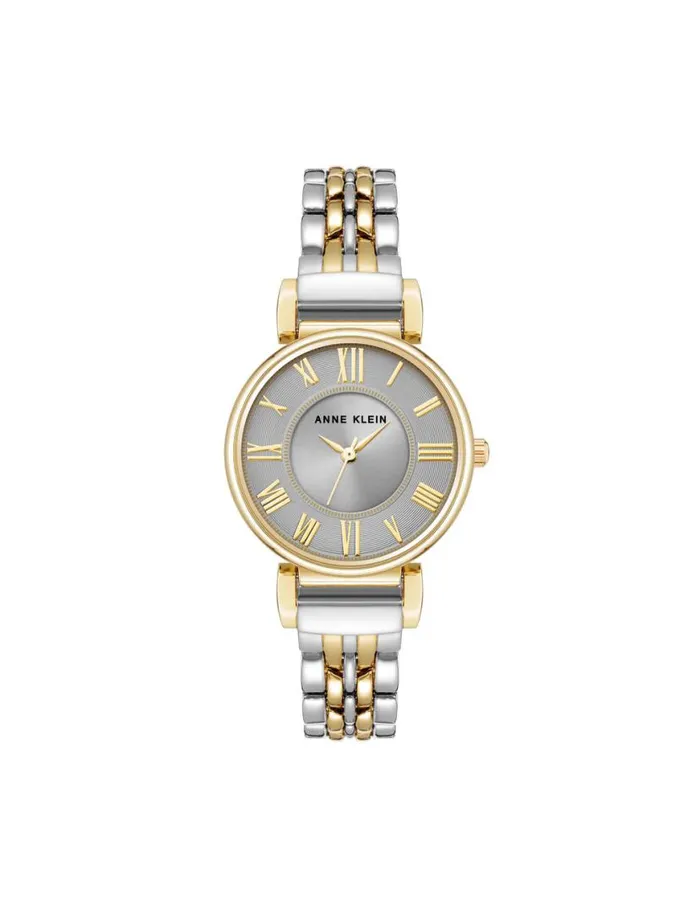 Women Roman Numeral Dial Watch Greengoldtone Anne Klein Watches