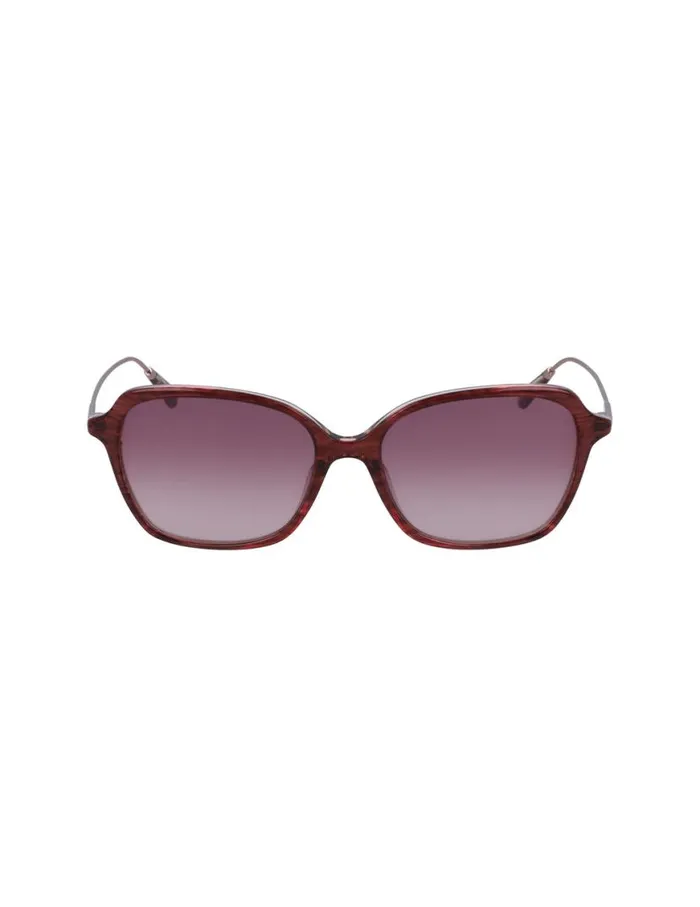 Women Rounded Square Sunglasses Mocha Anne Klein Sunglasses