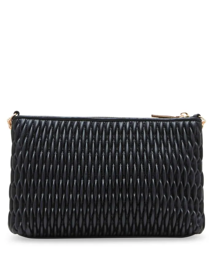 Women Ruched Crossbody With Chain Swag Elemental Blue Anne Klein Crossbody Bags