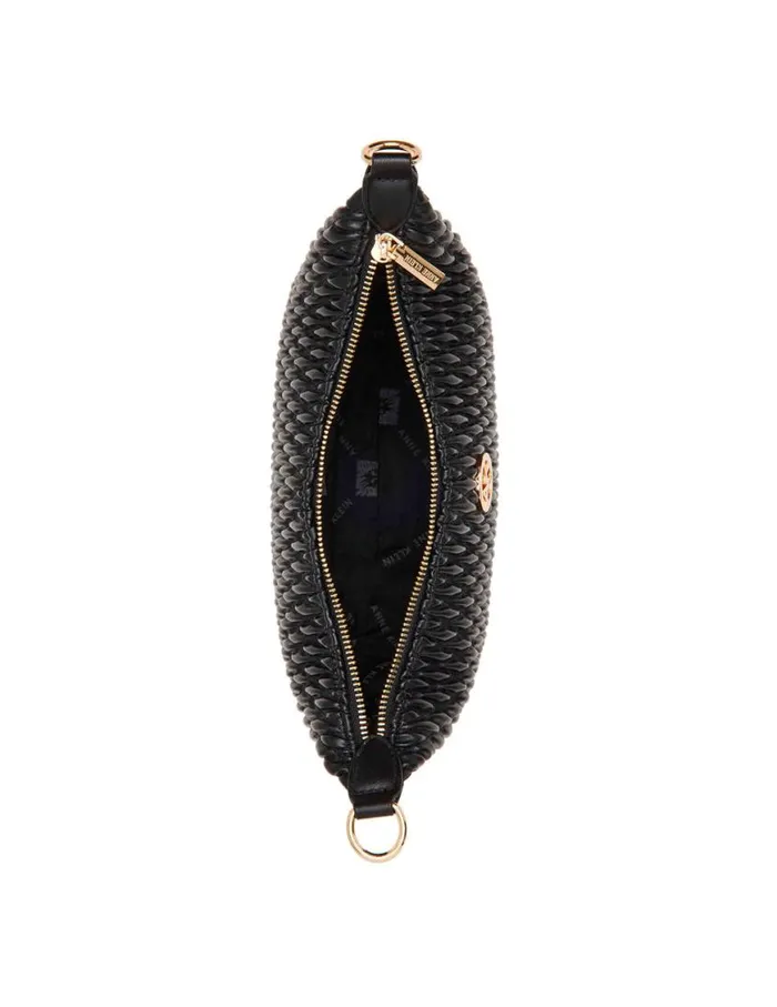 Women Ruched Quilted Shoulder Bag With Convertible Strap Black Anne Klein Shoulder Bags
