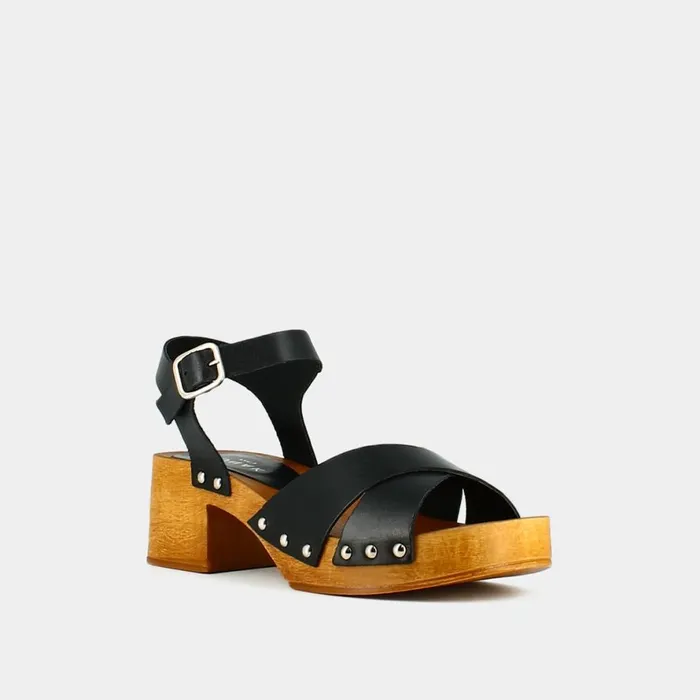 Women Sandals Jonak CrossStrap Studded Sandals