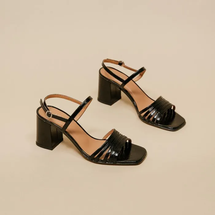 Women Sandals Jonak Square Toe Sandals With Straps