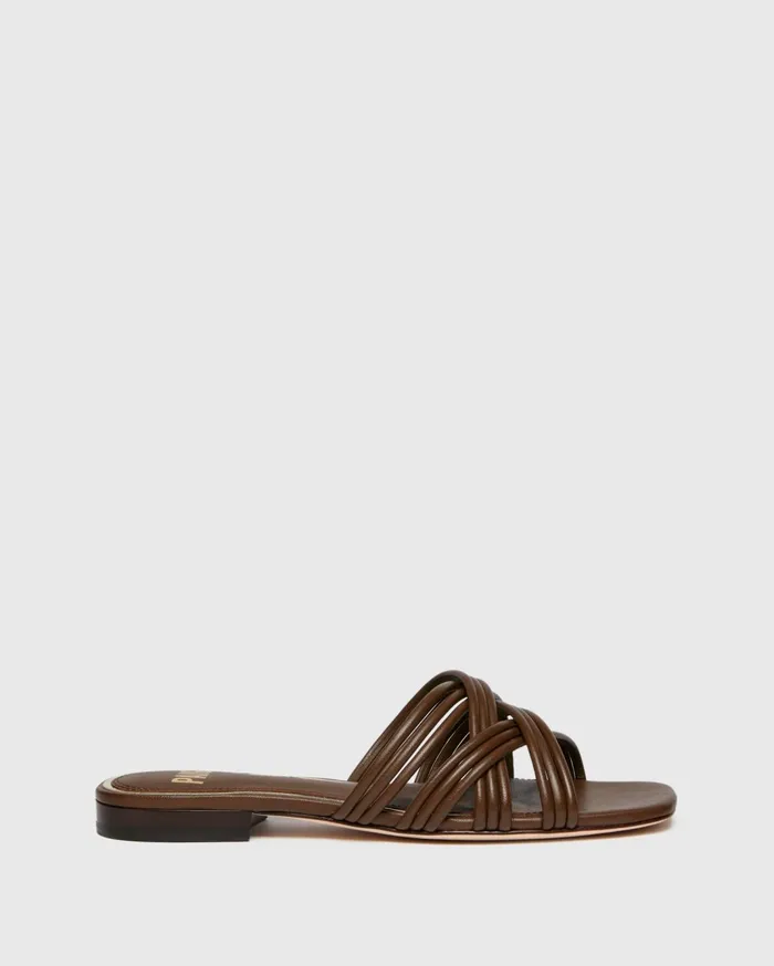 Women Sandals PAIGE Dina Sandal 8211 Chocolate Leather