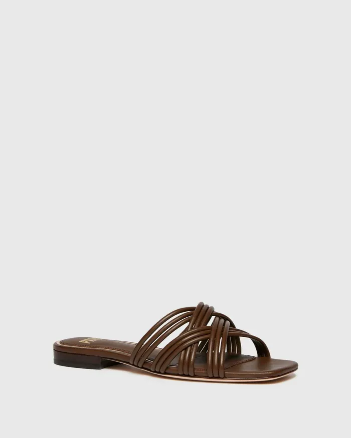 Women Sandals PAIGE Dina Sandal 8211 Chocolate Leather Women Sandals PAIGE Dina Sandal 8211 Chocolate Leather